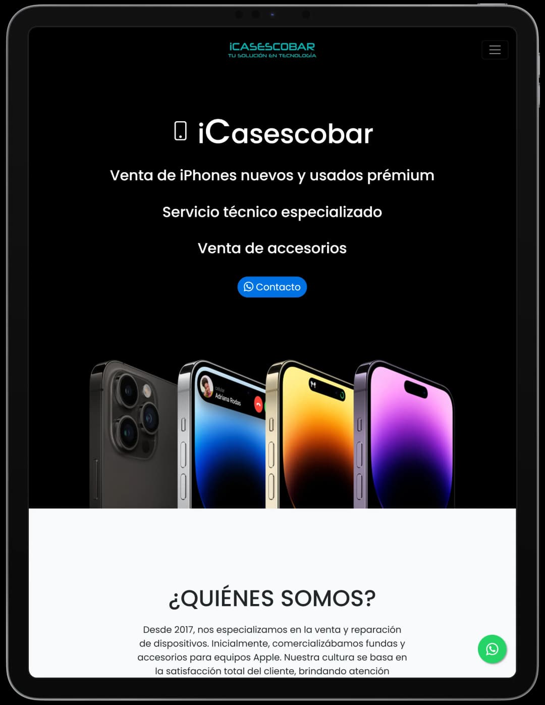 iCasescobar tablet