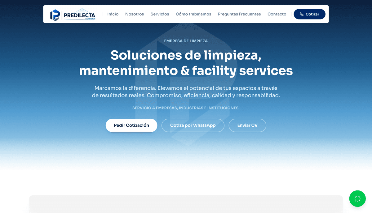 Predilecta — Empresa de Limpieza