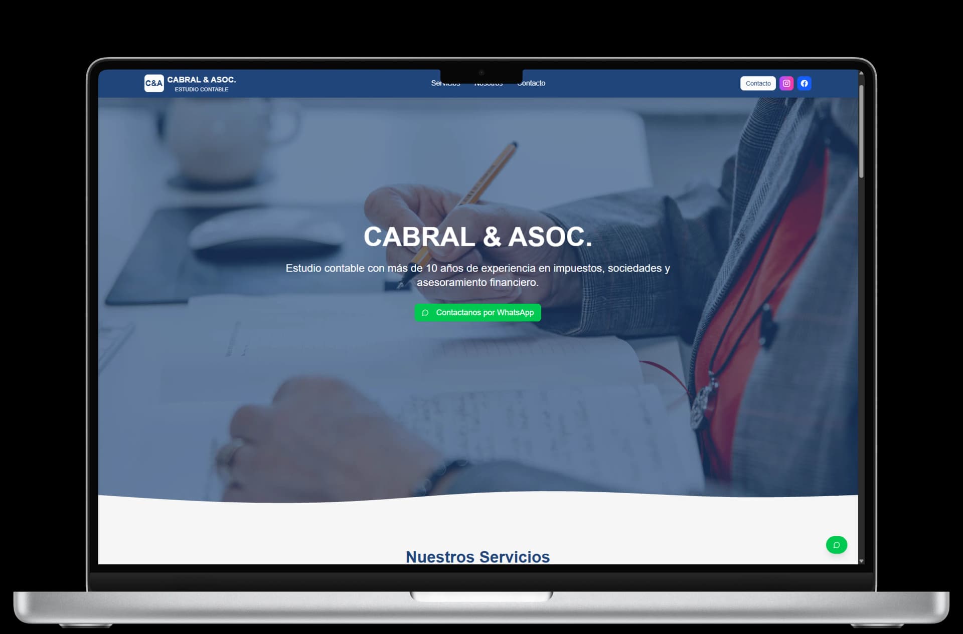 Cabral & Asociados — Estudio Contable desktop