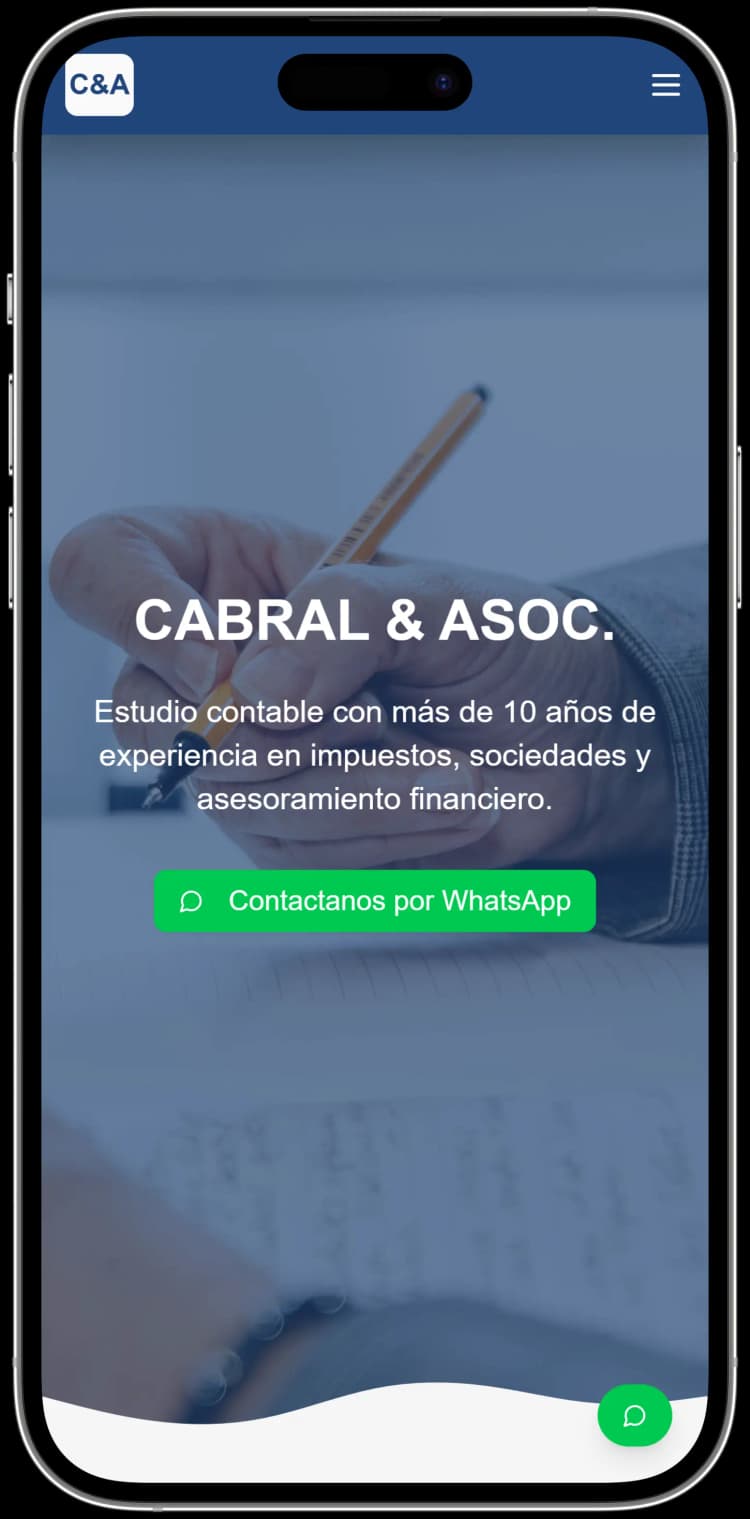 Cabral & Asociados — Estudio Contable mobile