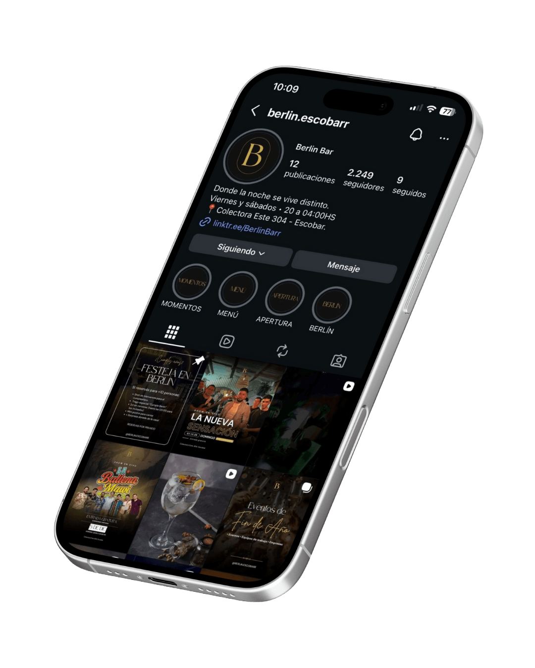 Mockup Instagram Mobile