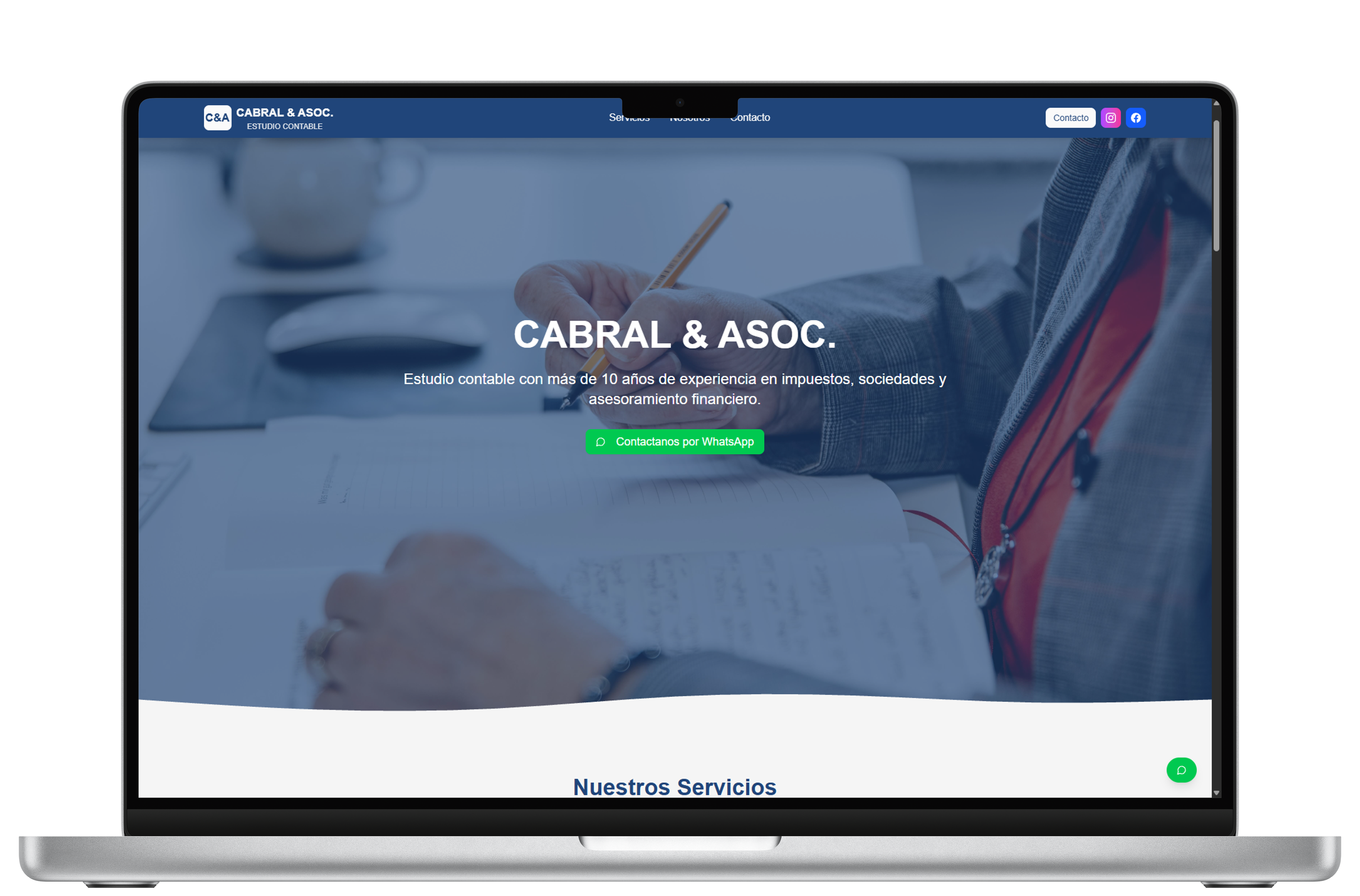 Cabral & Asociados — Estudio Contable desktop