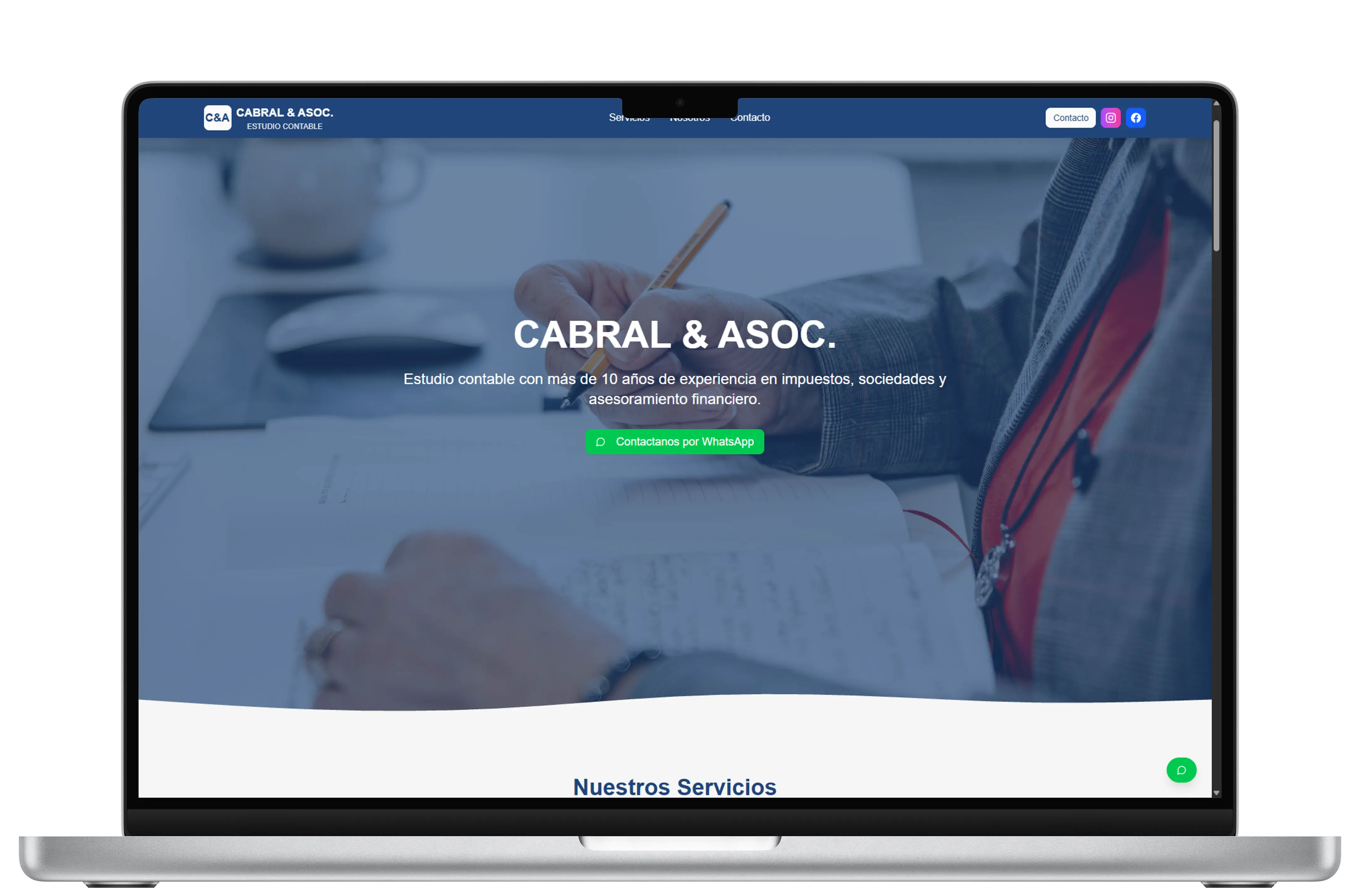 Cabral & Asociados — Estudio Contable desktop