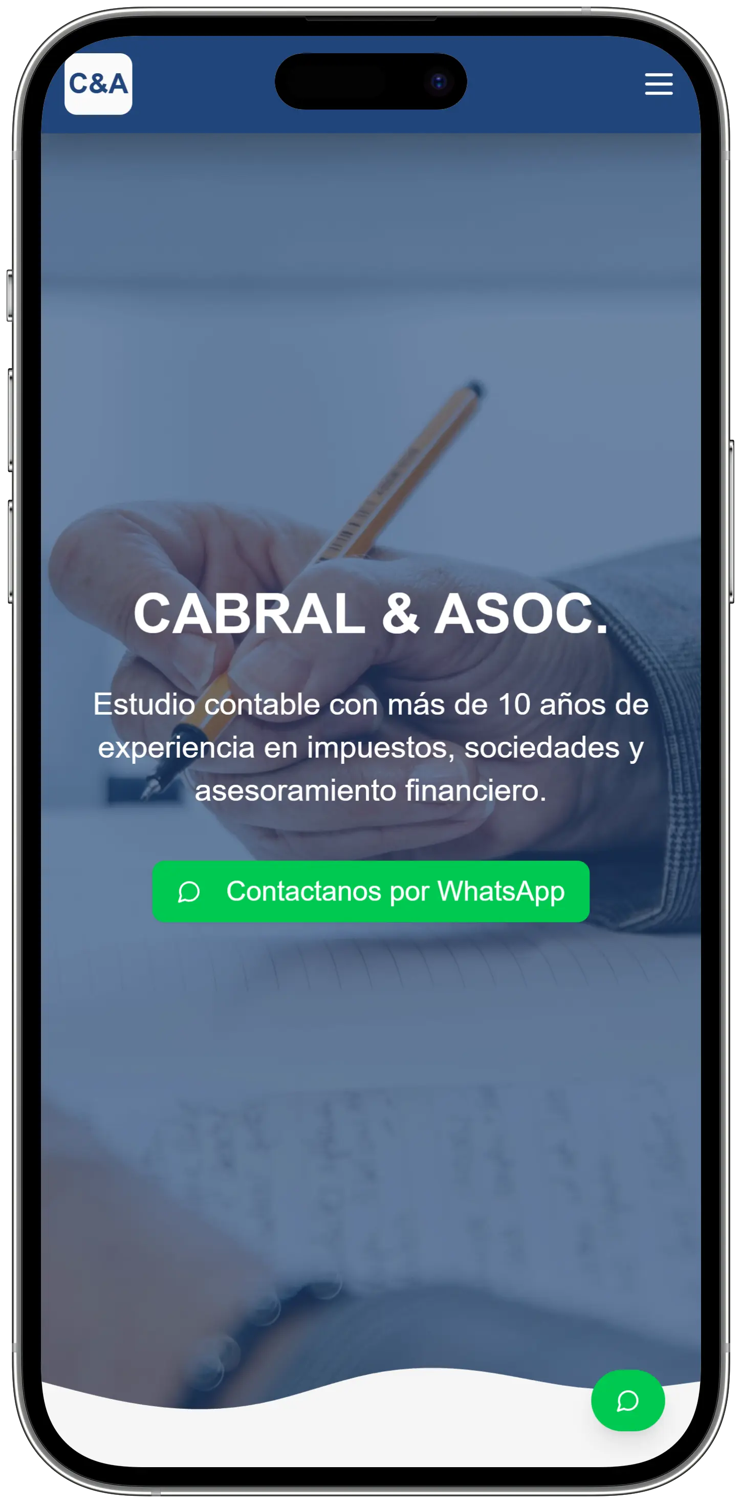 Cabral & Asociados — Estudio Contable mobile